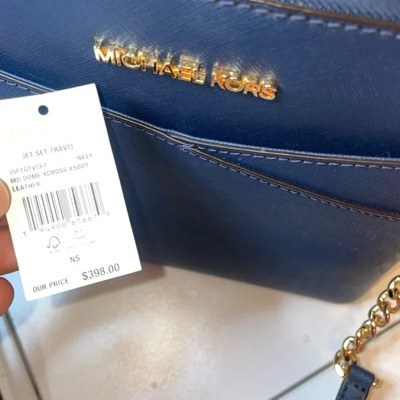 Michael Kors Navy Blue jet Crossbody Bag - Picture 4 of 5